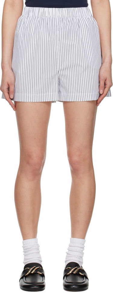 Къси панталони Sporty & Rich Sporty & Rich 'SRC' Poplin Shorts Бяло | SH012606302ST71, 0