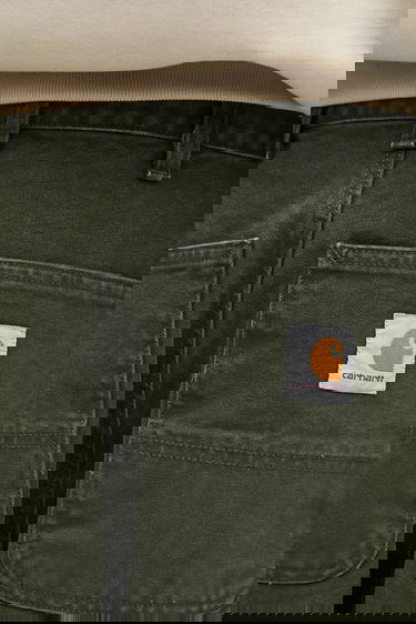 Панталони Carhartt WIP Single Knee Wide-Leg Workwear Pants Зелено | I034798.494O, 3