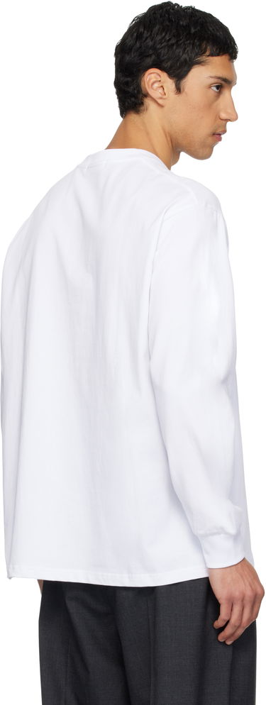 Тениска BAPE Ape Graphic Relaxed Fit LS T-shirt Бяло | 001LTL801309M, 2