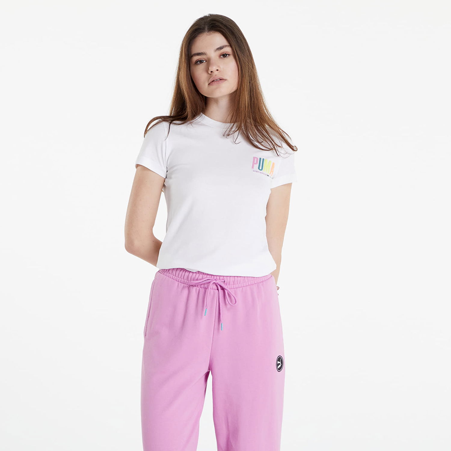 Тениска Puma SWxP Graphic Tee Бяло | 53355902, 0