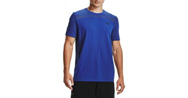 Тениска Under Armour Under Armour Seamless T-Shirt Синьо | 1361131-400, 1