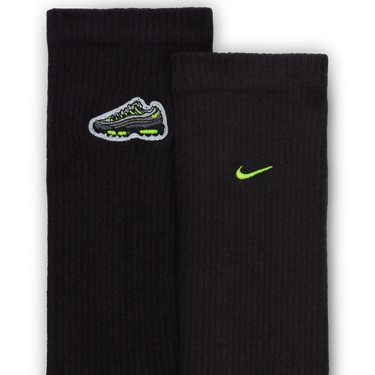 Чорапи Nike Everyday Cushioned Mid Socks Черно | HJ9389-010, 2