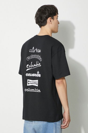 Тениска Columbia Burnt Lake T-Shirt Черно | 2071711, 0