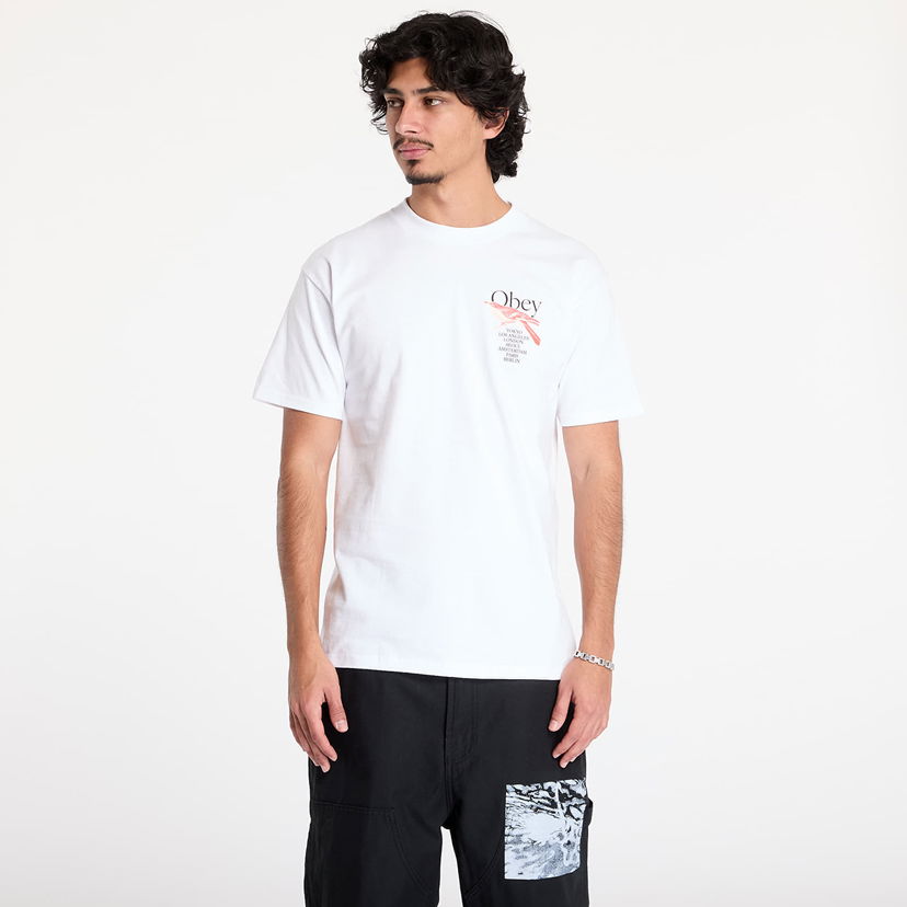 Тениска OBEY Bird T-Shirt White Бяло | 165263964-WHT