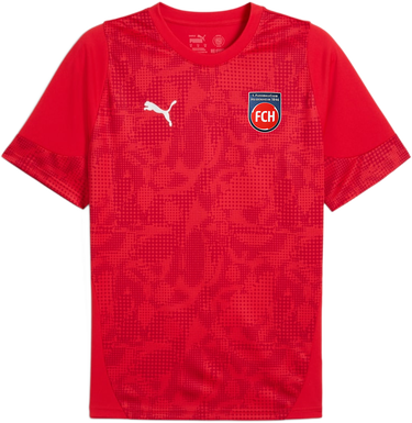 Фланелка Puma 1.FC Heidenheim Patterned Short Sleeve Training Shirt Червено | 5fch659167-01, 0