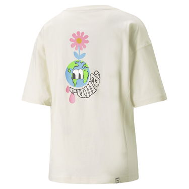 Тениска Puma Downtown Graphic Tee XS Бяло | 531679-73, 1