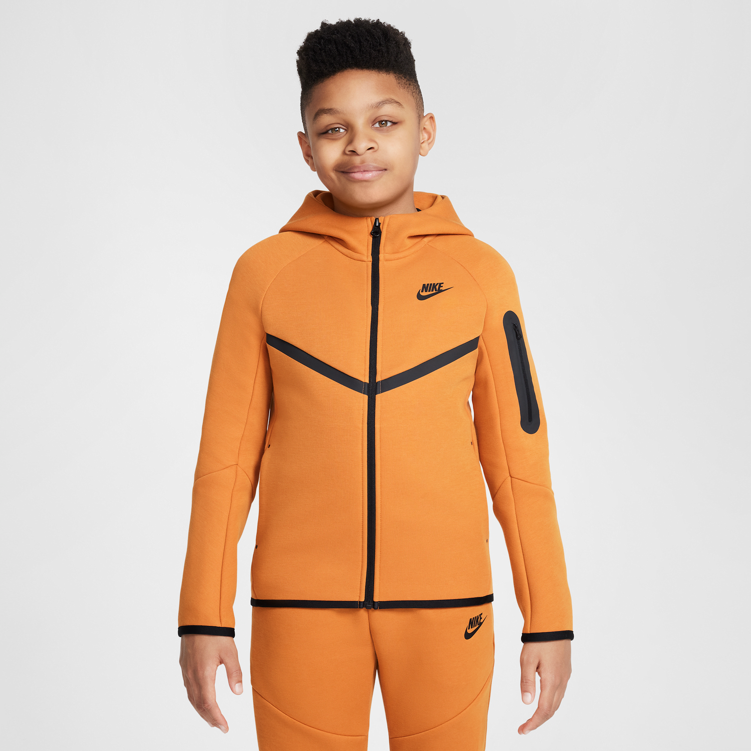 Суитчър Nike Nike Sportswear Tech Fleece Full-Zip Hoodie Оранжево
 | HV5867-815, 0