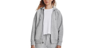 Суитчър Under Armour Rival Fleece Full-Zip Hoodie Сиво | 1379497-012, 1