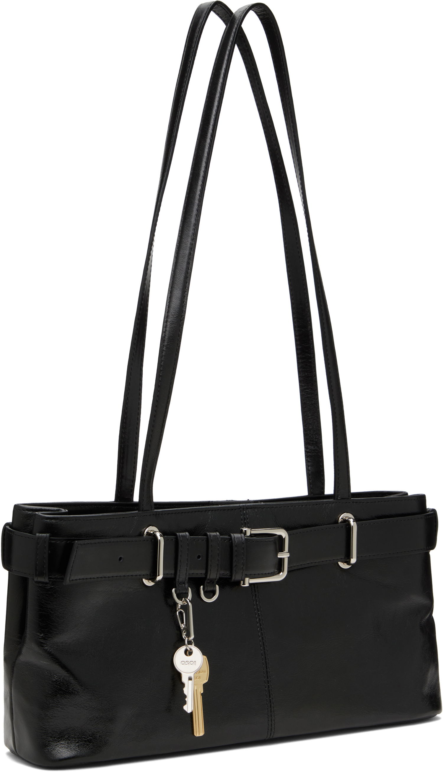 Голяма пазарска чанта OSOI OSOI Shoulder Brocle Bag Черно | 25SSB05007249, 1