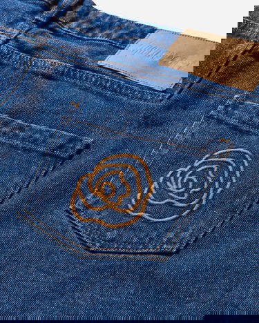Дънки OpéraSPORT Rose Straight Denim Pants Синьо | K1FW25  5, 3