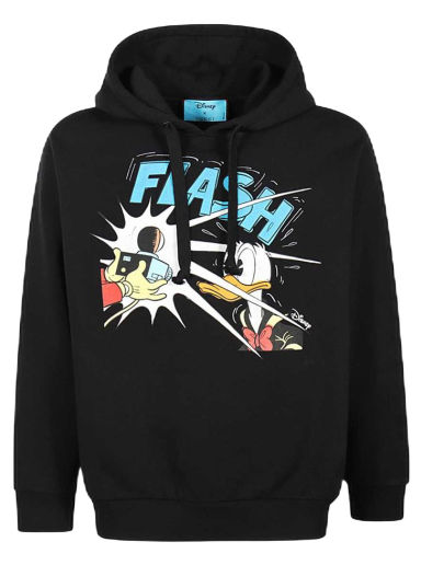 Суитчър Gucci Disney x Donald Duck x Hoodie Черно | 623244 XJDAI 1043