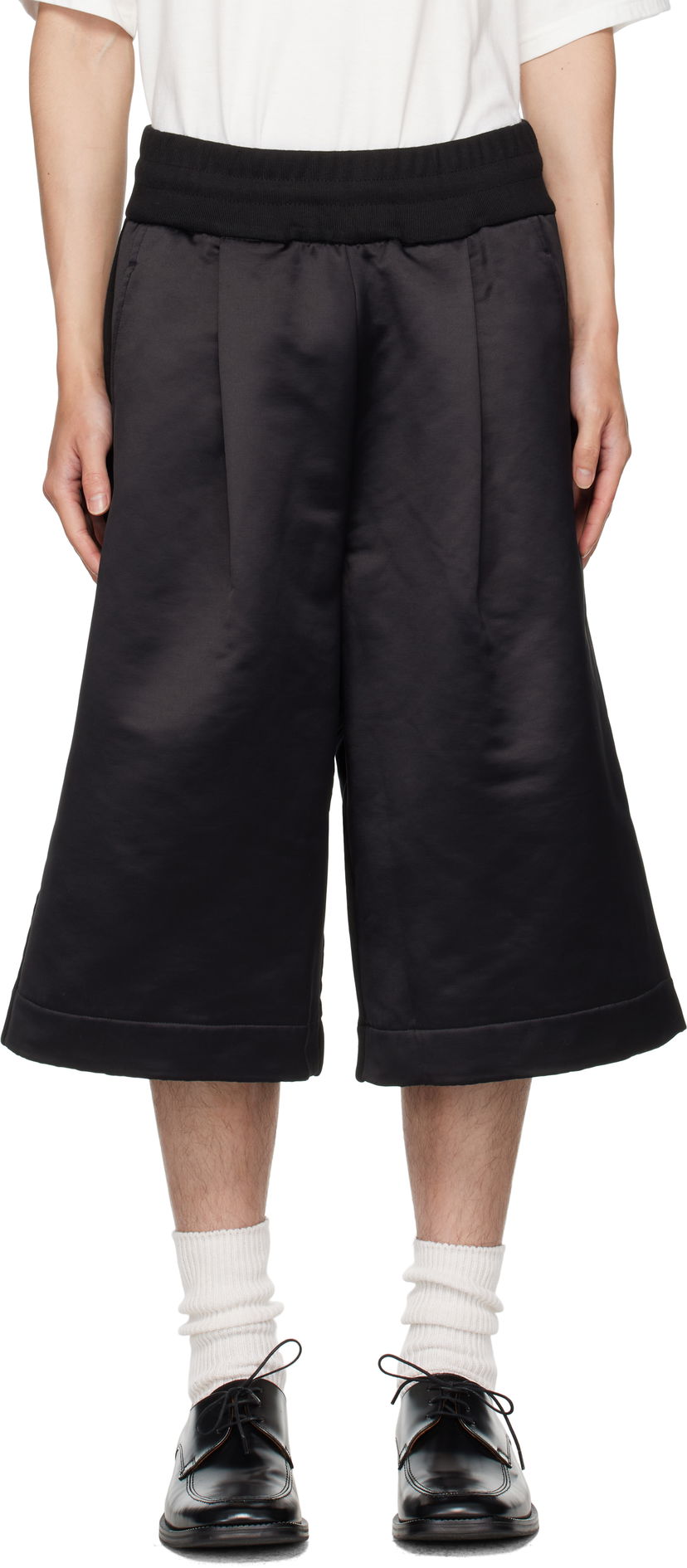 Къси панталони Dries Van Noten Dries Van Noten Paneled Shorts Черно | 252-021157-2611
