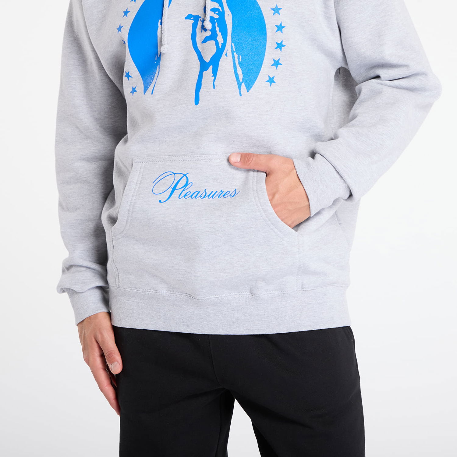 Суитчър Pleasures Sweatshirt Critic Hoodie Сиво | P25F066-GREY, 1