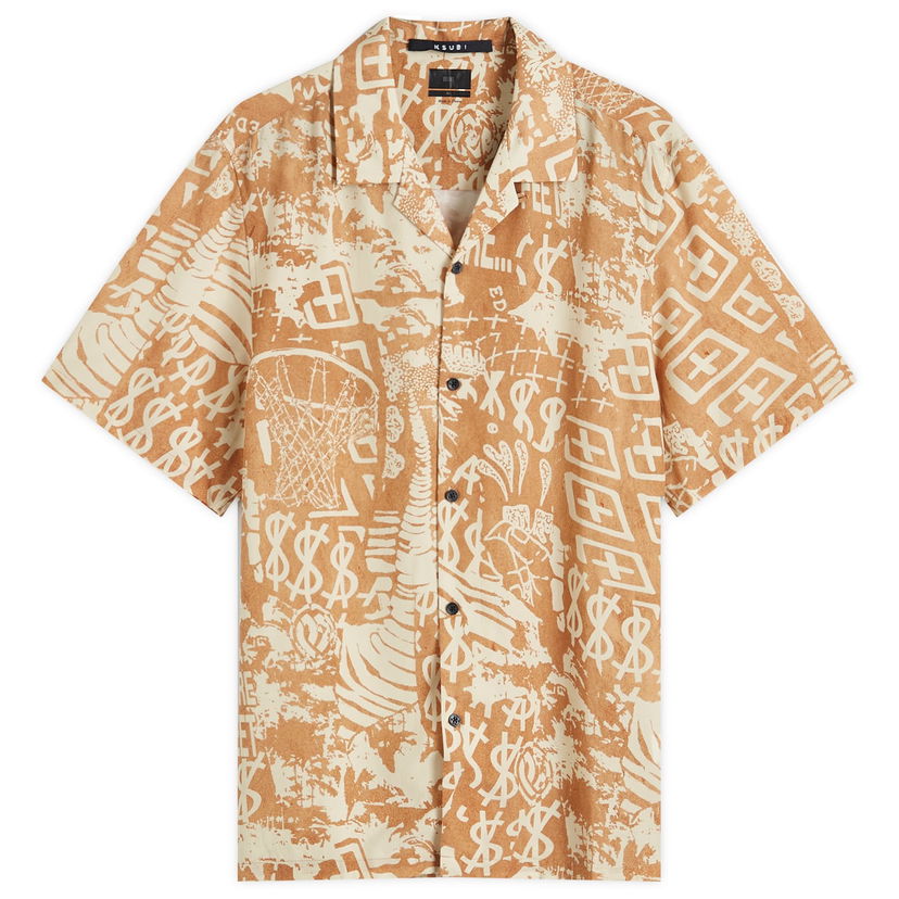 Риза Ksubi Ikon Vacation Shirt With Print Кафяво | MPM24SH001-MUL