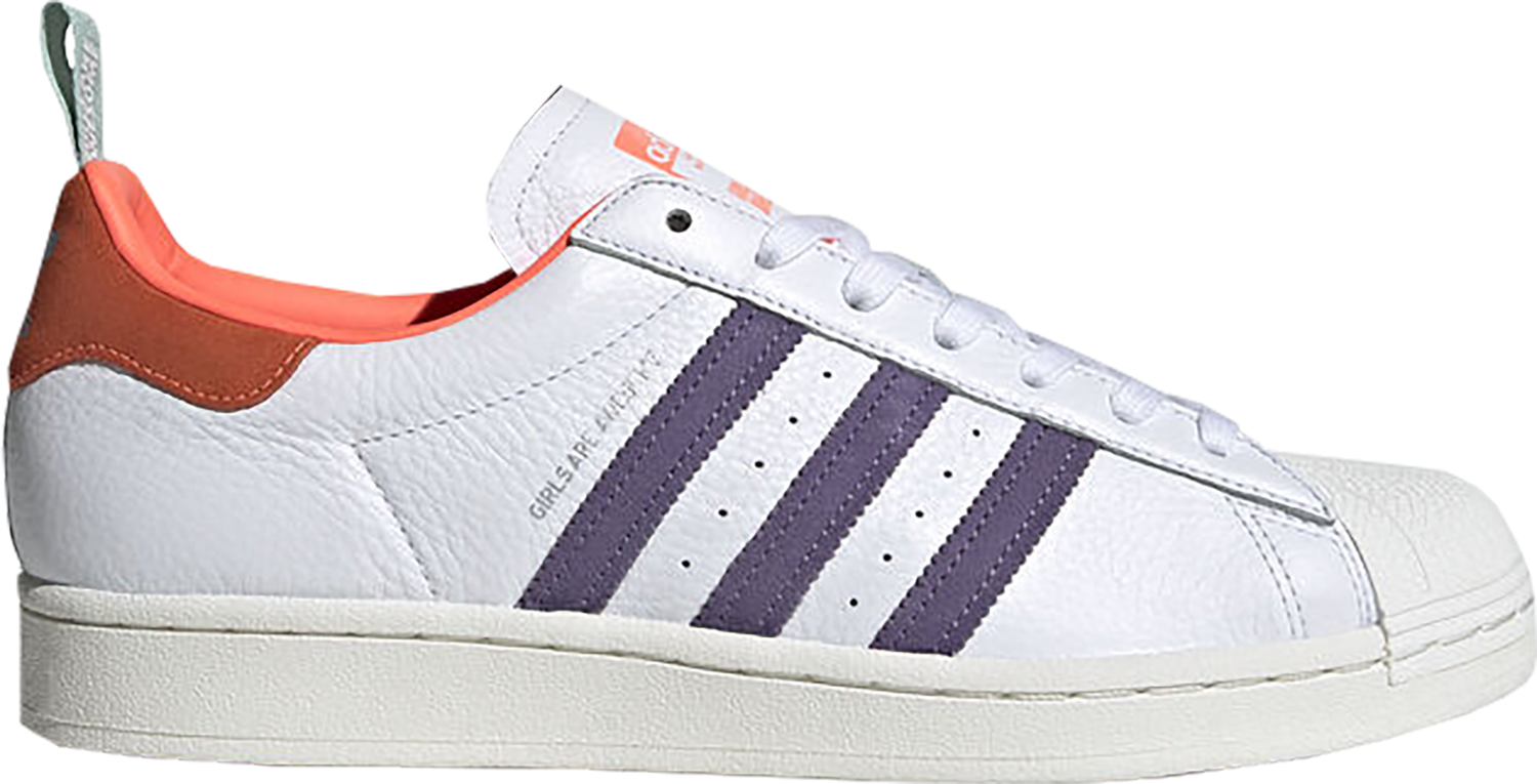 Кецове и обувки adidas Originals Superstar Girls Are Awesome W Бяло | FW8087, 0
