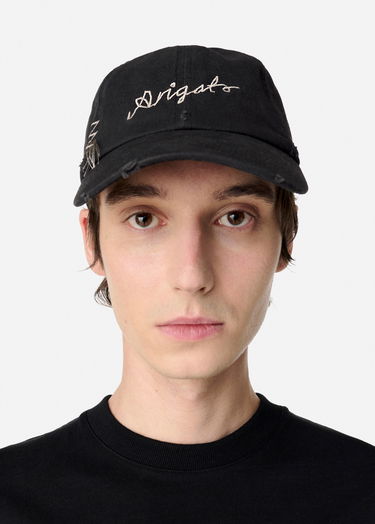 Шапка с козирка AXEL ARIGATO Distressed Baseball Cap Черно | X3077003, 5