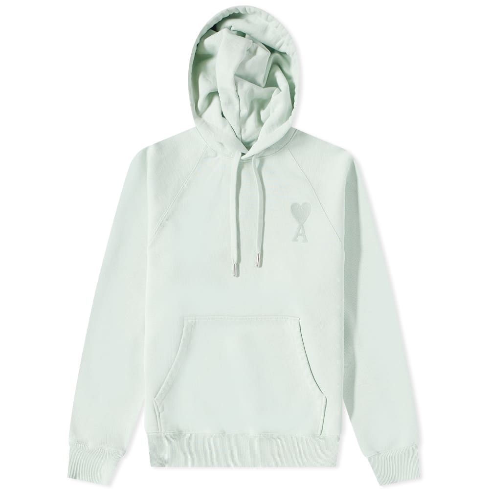 Суитчър AMI Tonal Heart Popover Hoody Зелено | USW202-747441, 0