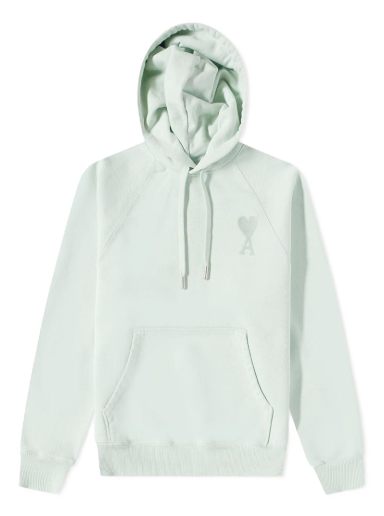 Суитчър AMI Tonal Heart Popover Hoody Зелено | USW202-747441
