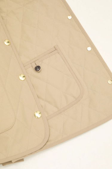 Яке Sporty & Rich Sporty & Rich Vendome Quilted Jacket Бежово | OW008512205BE01, 4