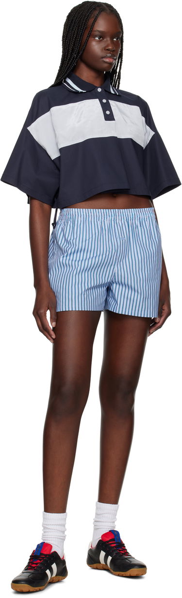 Боксерки We11done We11done Classic Stripe Shorts Синьо | WD-PT1-25-208-W-BL, 3
