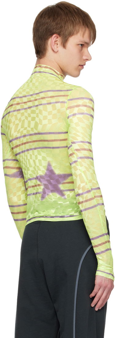 Тениска Collina Strada Collina Strada Checkered Turtleneck Top Зелено | XX3221, 2