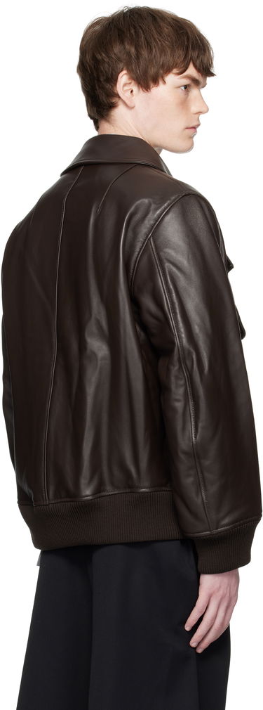 Яке бомбър Simone Rocha Simone Rocha Oversized Multi-Pocket Aviator Jacket Кафяво | 6130 0456, 2