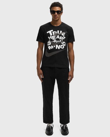 Тениска Comme des Garçons T-Shirt True Heart Strong Mind Graphic Черно | 1P-T104-W25-1, 1