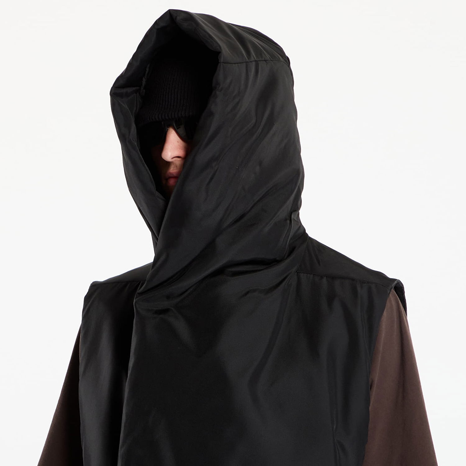 Палта Rick Owens Rick Owens DRKSHDW Hooded Liner Черно | DU02E7972 NCV 09, 1