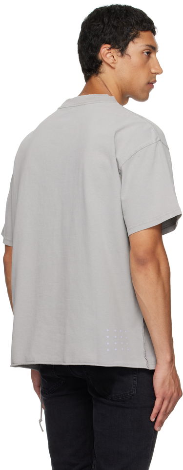 Тениска Ksubi Ksubi Blasted Ekcess Short Sleeve T-Shirt Сиво | MFA25TE007, 2