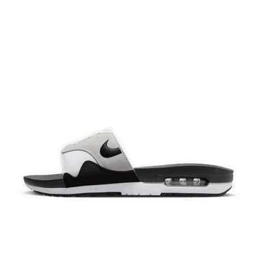 Кецове и обувки Nike Air Max 1 Slide White Black Бяло | DH0295-102, 3