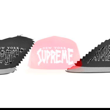 Шапка с козирка Supreme Bones Logo 5-Panel Червено | SS21H64 RED, 1