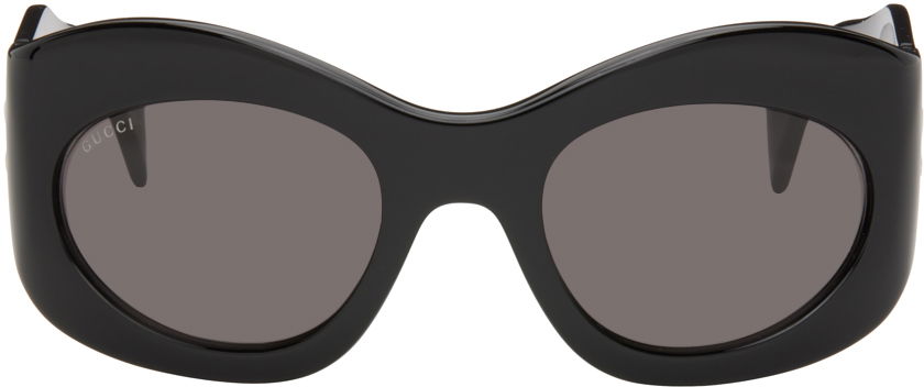 Слънчеви очила Gucci Wrapped Oval Sunglasses Черно | GG1463S-001, 0