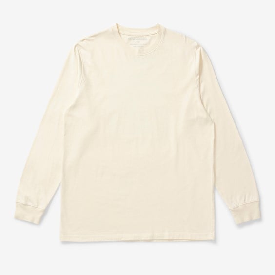 Тениска Maharishi Samurai VS Dragon Long Sleeve T-shirt Бежово | 1032-ECRU, 0
