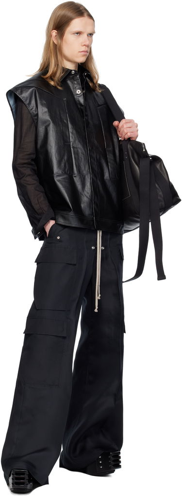 Жилетка Rick Owens Rick Owens Sleeveless Jumbo Shirt Черно | RU01E5776 SCT, 3