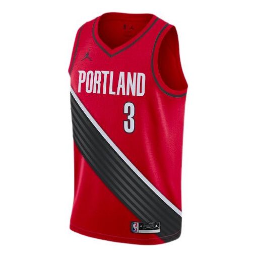 Фланелка Jordan Jordan NBA SW Fan Edition 2020 Blazers McCollum #3 Jersey Червено | CV9492-661, 0