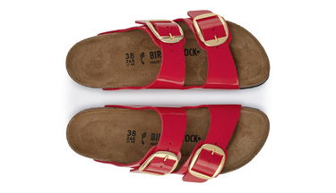Кецове и обувки Birkenstock Arizona Big Buckle Birko-Flor Червено | 1019819, 5
