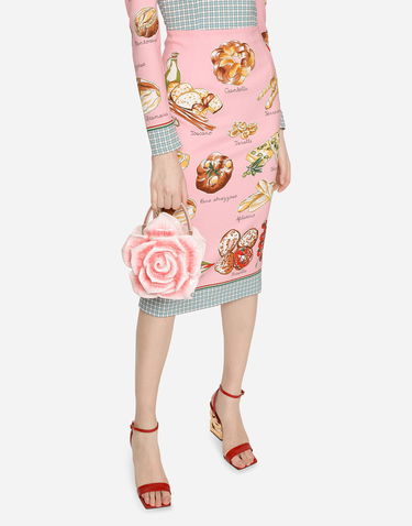 Дамска чанта Dolce & Gabbana Resin Rose-design Dolce Box Bag Розово | BB7246AY9888B404, 1