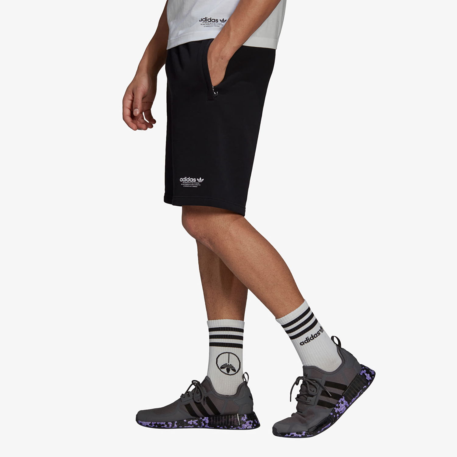 Къси панталони adidas Originals United Shorts Черно | HF4897, 1
