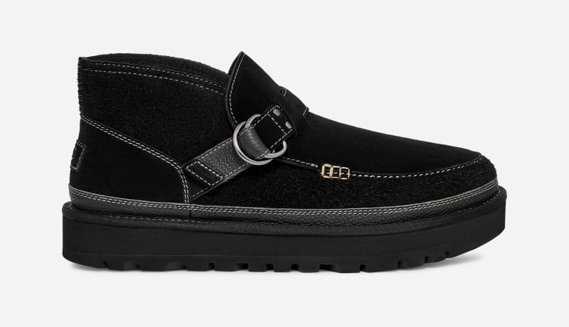 Кецове и обувки UGG Hayden Strap Chukka Leather Boots Черно | 1158207-BLK, 0