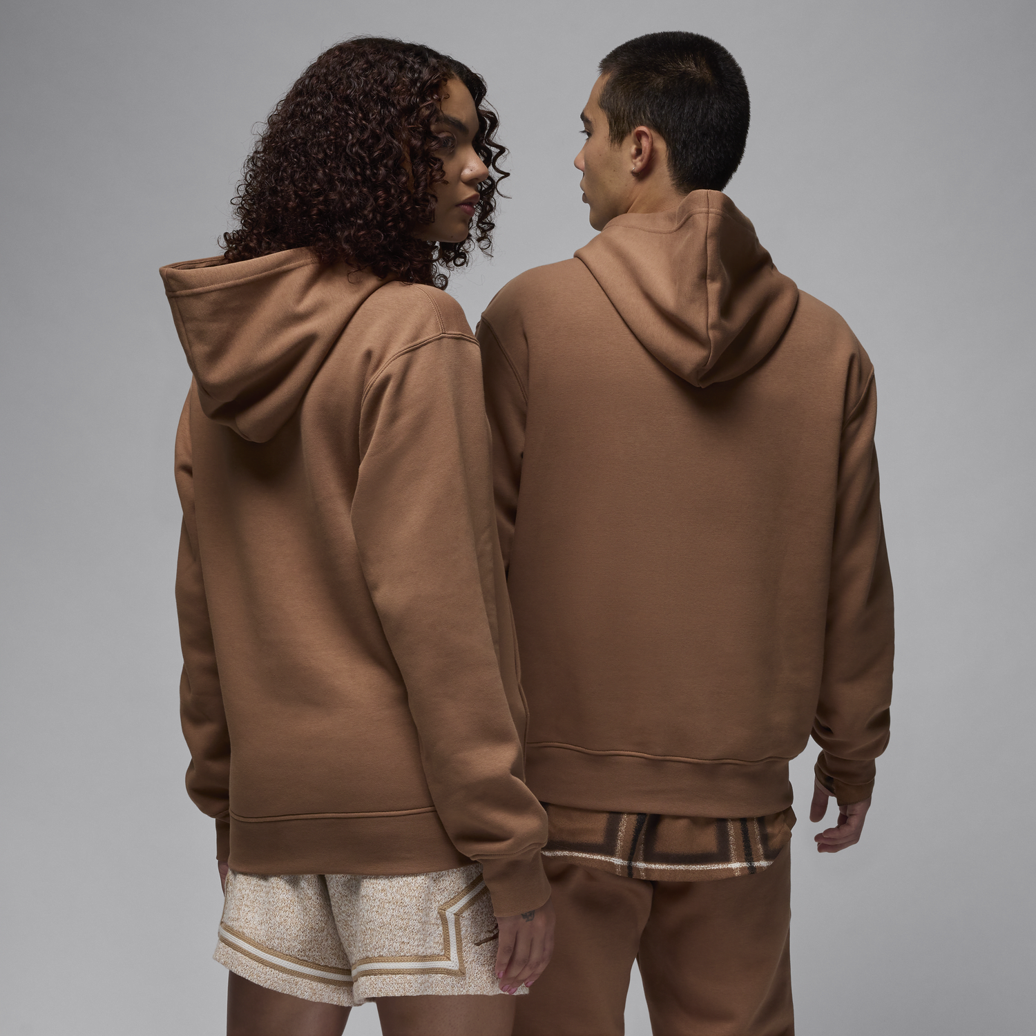 Суитчър Jordan Brooklyn Fleece Hoodie Кафяво | FV7281-223, 1