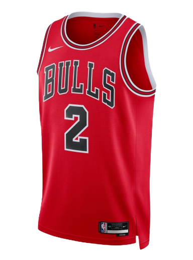 Фланелка Nike Dri-FIT NBA Ball Lonzo Chicago Bulls Icon Edition 2022/23 Swingman Jersey Червено | DN2000-660