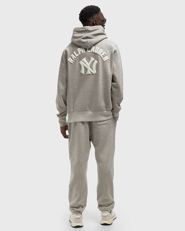Суитчър Polo by Ralph Lauren Long Sleeve Hooded Sweatshirt with Waffle-Lined Hood and Kangaroo Pocket Сиво | 710982812001, 2