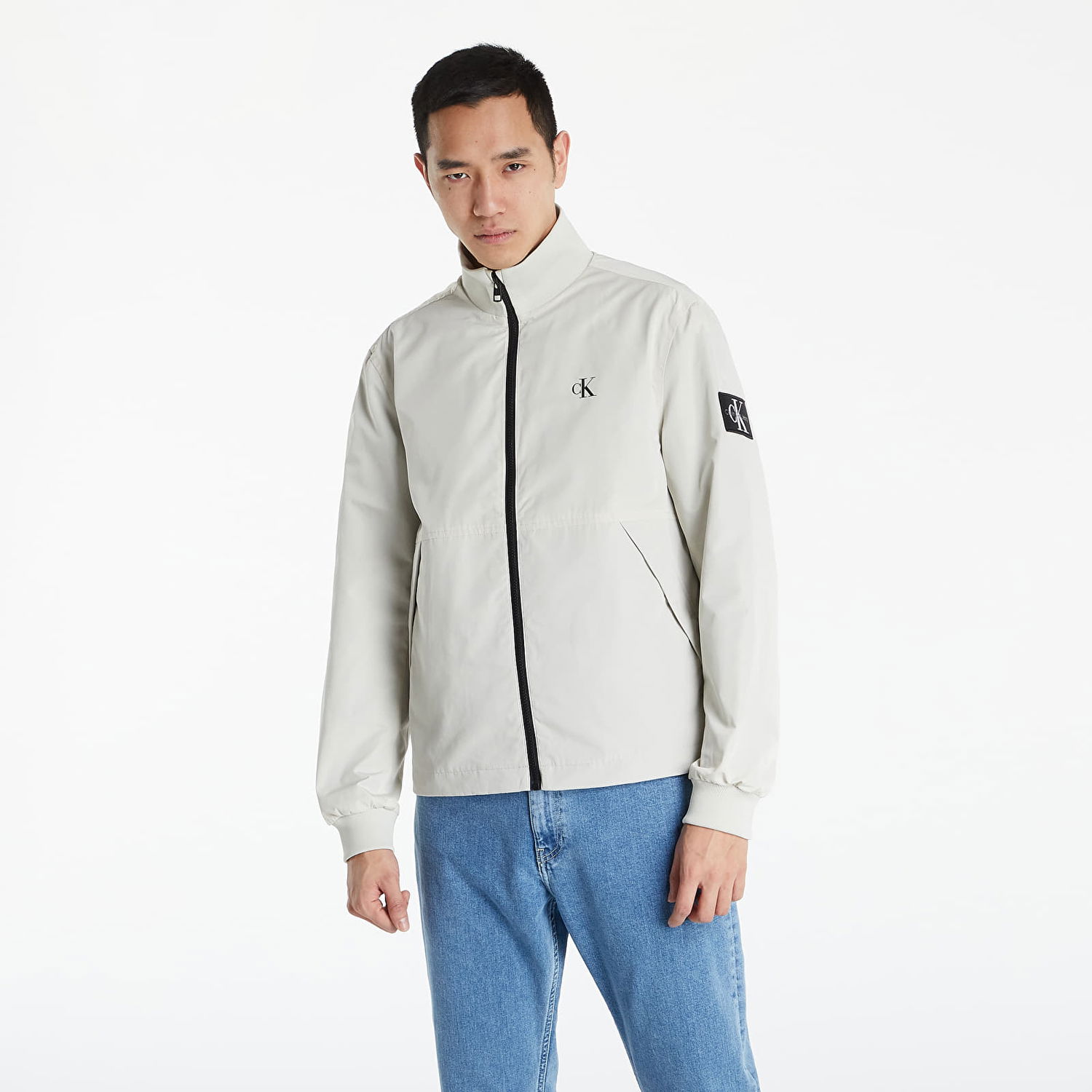 Яке CALVIN KLEIN Unpadded Harrington Бяло | J30J320290 ACF, 0