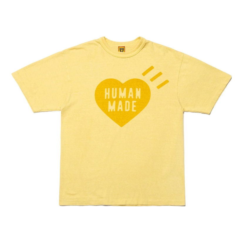 Тениска Human Made HUMAN MADE Plant Dyed T-Shirt Жълто | HM25CS054