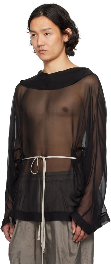 Пуловер Rick Owens Rick Owens Hollywood Hooded Tunic Черно | RR01E5702 S, 3