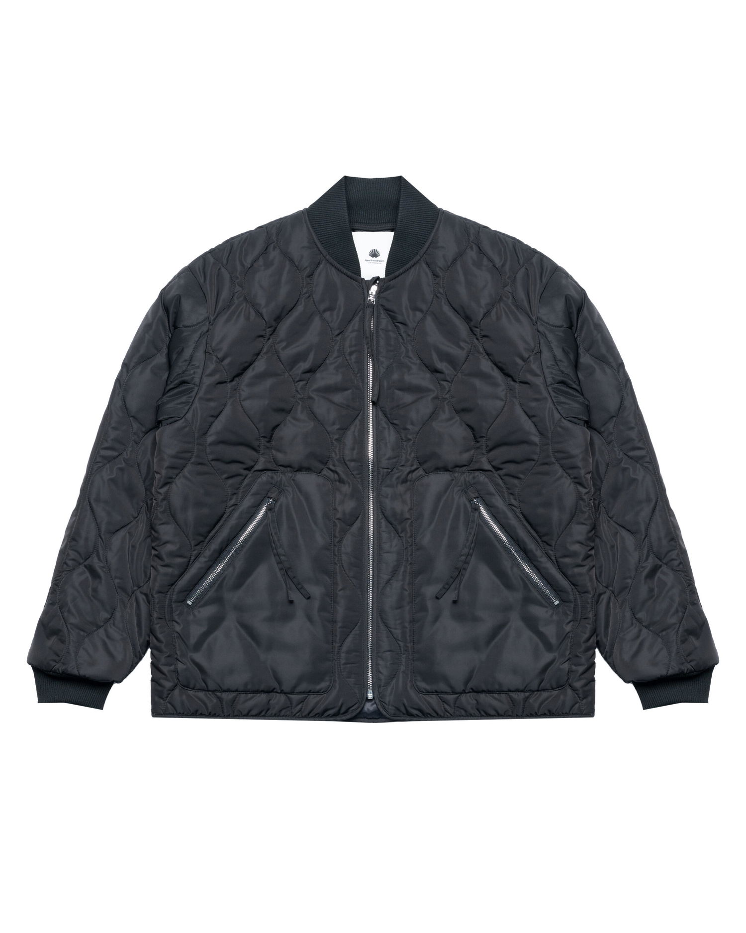 Яке бомбър New Amsterdam Surf Association New Amsterdam Surf Association Quilted Padded Jacket Черно | 2501029001, 0