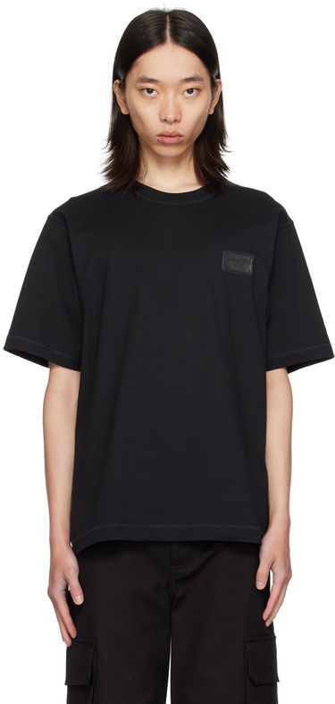 Тениска Dolce & Gabbana Designer Tag T-Shirt Черно | G8PN9TG7NTW, 0