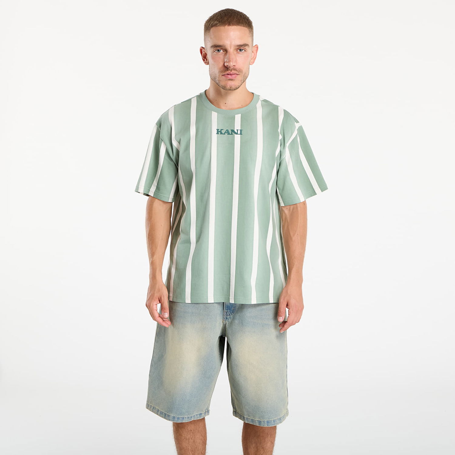 Тениска Karl Kani Karl Kani Retro Gradient Stripes Tee Зелено | PD00005338, 0