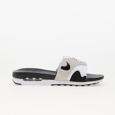 Кецове и обувки Nike Air Max 1 Slide White Black Бяло | DH0295-102, 4