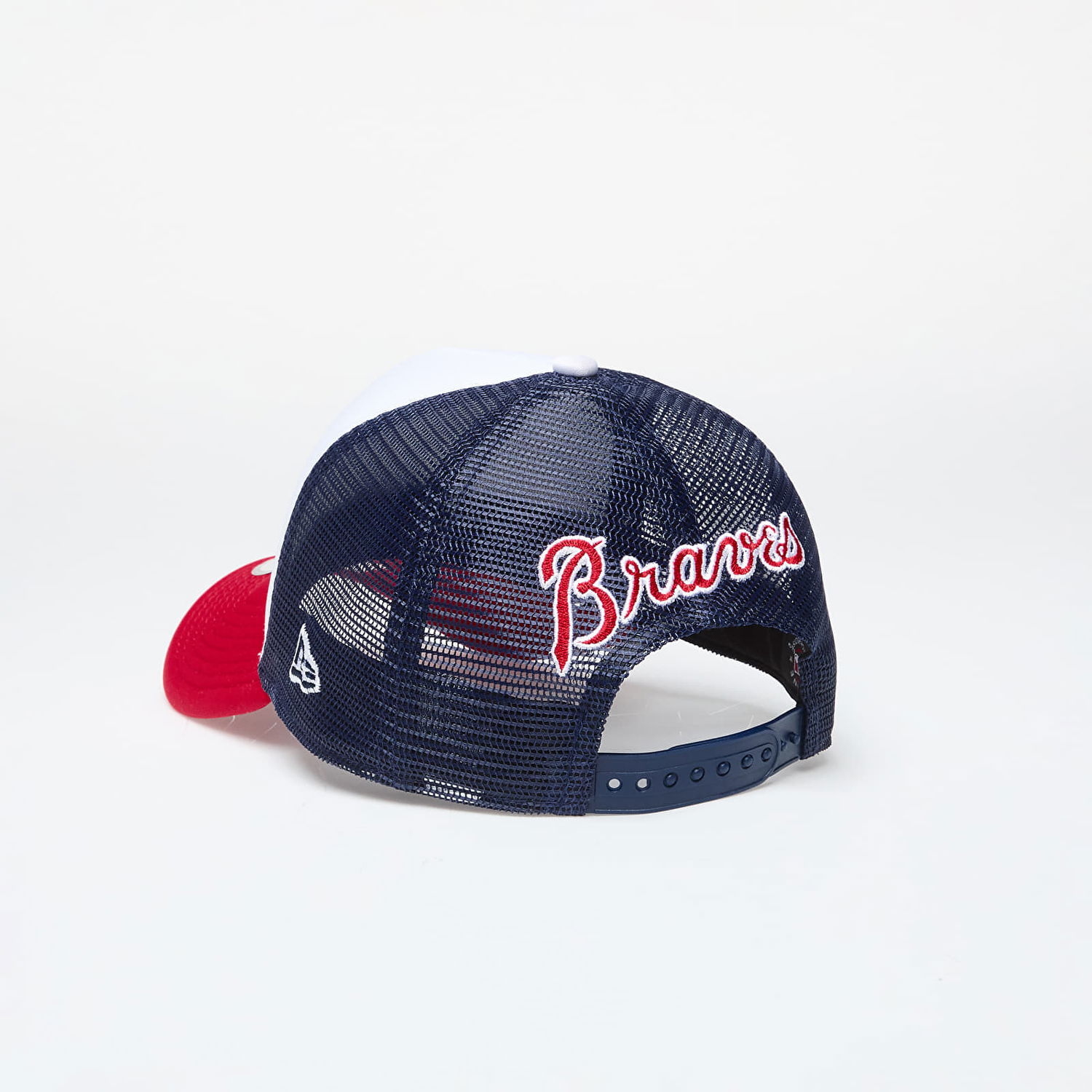 Шапка с козирка New Era Cap Atlanta Braves 9Forty Trucker Scarlet/ Navy Червено | 60503530, 1